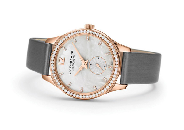 ray frosted canvas strap Chopard L.U.C XPS replica
