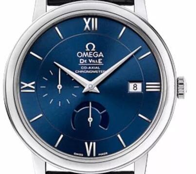 The blue dial Omega De Ville is good choice for gentlemen.