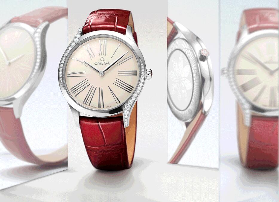 Top fake watches offer gentle feeling with Roman numerals.